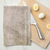 VORLAGE Magna- CartaBritish Library 1215 Handtuch (Viertel Falte)