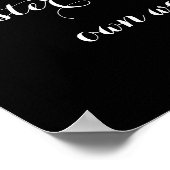 Vorlage mit goldenem Design Machen Sie Ihr eigenes Poster (Ecke)