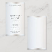 Vorlage Moderne, elegante, Berufliche Vertikale Visitenkarte (Vorne/Hinten)