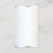 Vorlage Moderne, elegante, Berufliche Vertikale Visitenkarte (Rückseite)