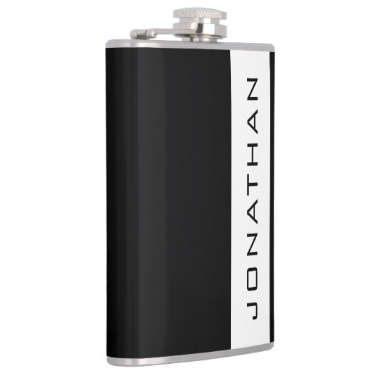 Vorlage Moderne Elegante Einfache Bezeichnung oder Flachmann (Rechts)