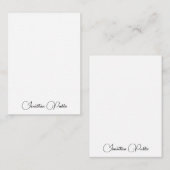 Vorlage Moderner benutzerdefinierter handgeschrieb (Vorne/Hinten)