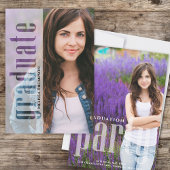 Vorlage moderner Foto Graduation Party