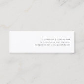Vorlage Moderner handgeschriebener Skriptname Einf Mini Visitenkarte (Rückseite)