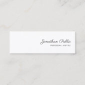 Vorlage Moderner handgeschriebener Skriptname Einf Mini Visitenkarte (Vorderseite)