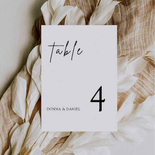 Vorlage moderner Hochzeitstippkarten