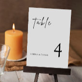 Vorlage moderner Hochzeitstippkarten