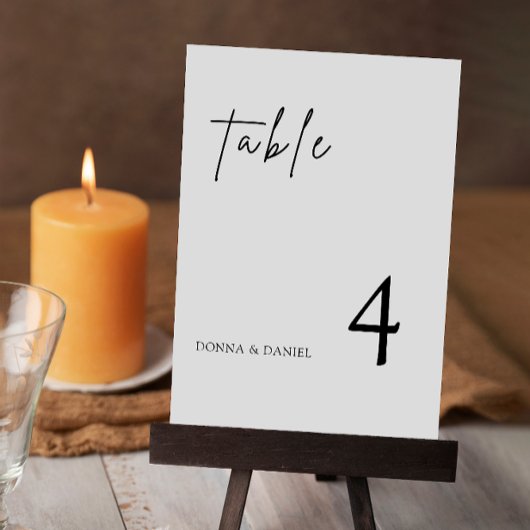 Vorlage moderner Hochzeitstippkarten