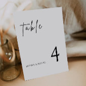 Vorlage moderner Hochzeitstippkarten