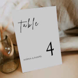 Vorlage moderner Hochzeitstippkarten