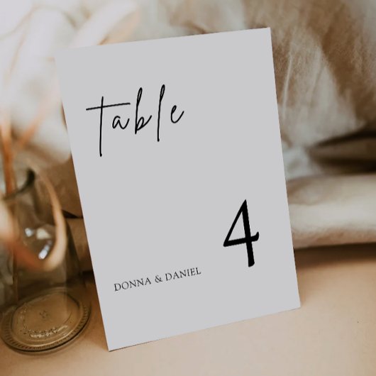 Vorlage moderner Hochzeitstippkarten