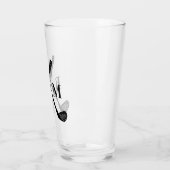 Vorlage Monogramm Initial Golf Club Dad Bier Glas (Links)