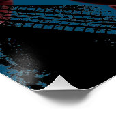 Vorlage Poster für Nachtsportveranstaltungen (Ecke)