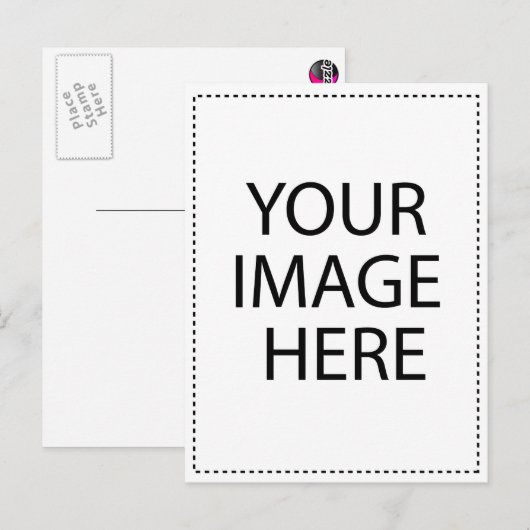 Vorlage Postkarte (Vorne/Hinten)