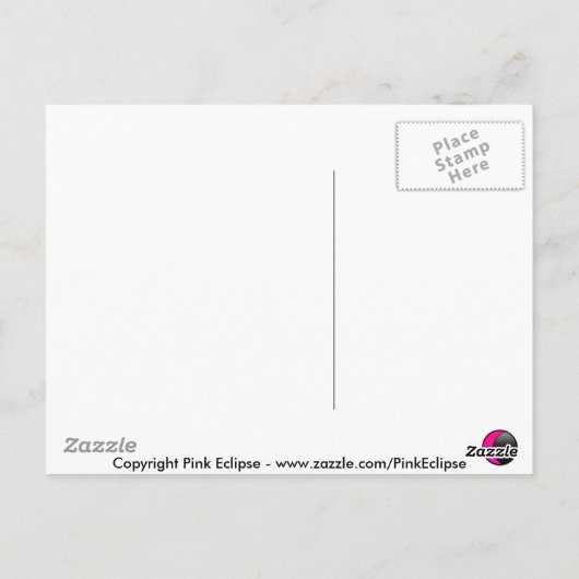 Vorlage Postkarte (Rückseite)