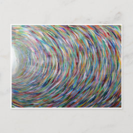 Vorlage Postkarte Original Art Rainbow