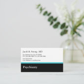 Vorlage "Psychiatrische Visitenkarte" Visitenkarte (Stehend Vorderseite)