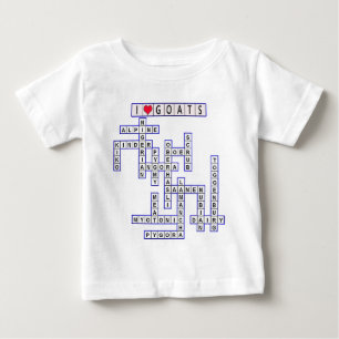 VORLAGE PUZZLE GOATS BABY T-SHIRT
