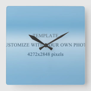 vorlage quadratische wanduhr