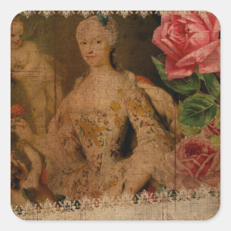 Vorlage Quadratischer Aufkleber