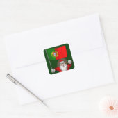 Vorlage Quadratischer Aufkleber (Umschlag)