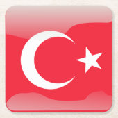 Vorlage Rechteckiger Pappuntersetzer (Vorderseite)