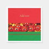 Vorlage, Rot und Grün Serviette (Vorderseite)