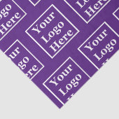 Vorlage Royal Lila Ihr Logo hier Seidenpapier (Ausschnitt)