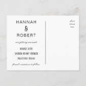 Vorlage Save the Date (Rückseite)