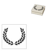 Vorlage setzen Sie Ihren Namen olympischen Kranz-B Gummistempel (Stempel)