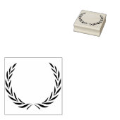 Vorlage setzen Sie Ihren Namen olympischen Kranz-B Gummistempel (Stempel)