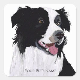 Vorlage Sie können an diesen vorgefertigten Vorlag Quadratischer Aufkleber