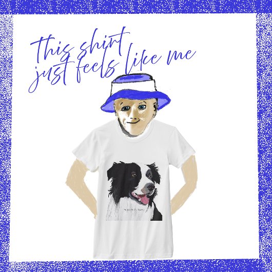 Vorlage Sie können an dieser fertigen Vorlage inte T-Shirt