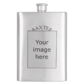 Vorlage: Tartan-Wappen Flachmann (Vorderseite)