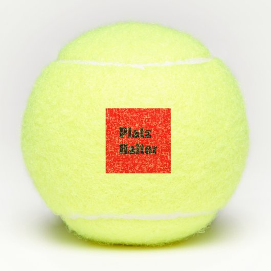 Vorlage Tennisbälle (Vorderseite)