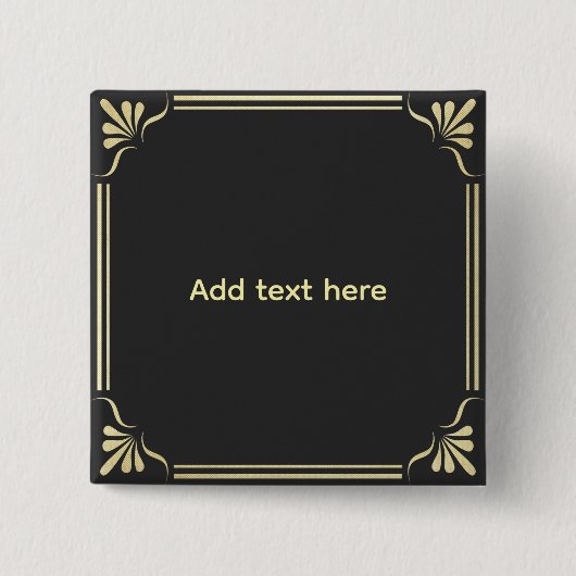 Vorlage, Text hier hinzufügen, Button (Vorderseite)