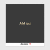Vorlage - Text hinzufügen Aufkleber (Blatt)
