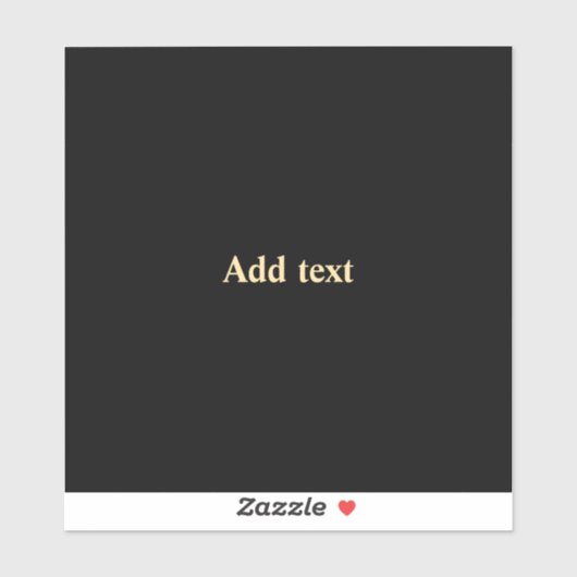 Vorlage - Text hinzufügen Aufkleber (Blatt)