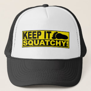 Vorlage u. Gut-Selling Bobo BEHALTEN ES SQUATCHY! Truckerkappe