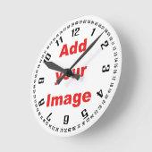 Vorlage überwachen - Zahlen und Sekunden - Bild hi Runde Wanduhr (Winkel)