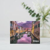 Vorlage und Bild in Venedig Postkarte (Stehend Vorderseite)