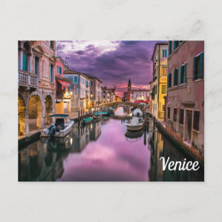 Vorlage und Bild in Venedig Postkarte
