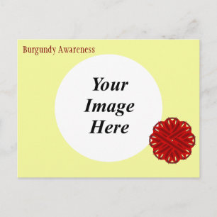 Vorlage von Blume Ribbon von Kenneth Yoncich Postkarte