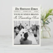 Vorlage von Geschäftszeitungen, Zeitungen (Stehend Vorderseite)