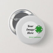 Vorlage von Kenneth Yoncich zu grünen Klemmen Button (Vorne & Hinten)