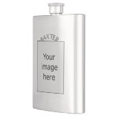 Vorlage - Wappen + Tartan Flachmann (Links)