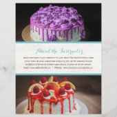 Vorlage zum Backen von Cake Decoration-Klassenerei Flyer (Hinten)