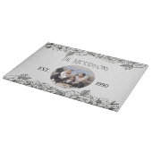 Vorlage zum Blumenanfang Schneidebrett (Ecke)