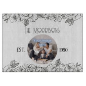 Vorlage zum Blumenanfang Schneidebrett (Vorderseite)