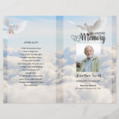 Vorlage zum Dove & Sky Funerary Program (Vorderseite)